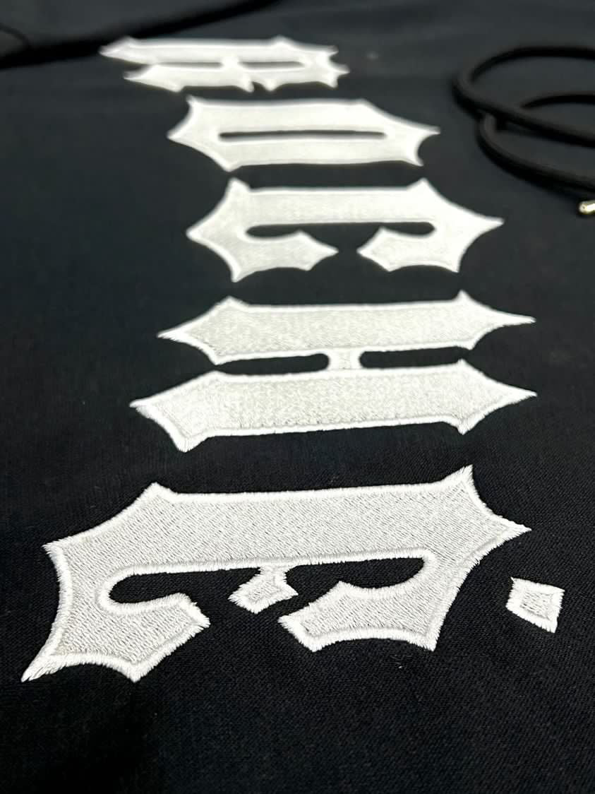 Roche Embroidered Over The Head Hoodie