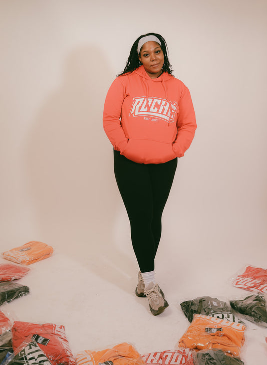 Roche Red Embroidered Unisex Hoodie