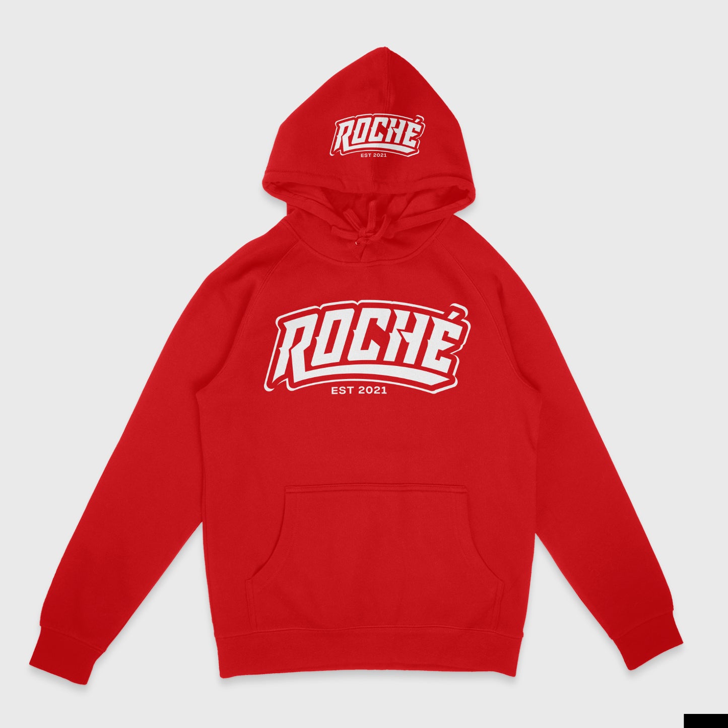 Roche Red Embroidered Unisex Hoodie